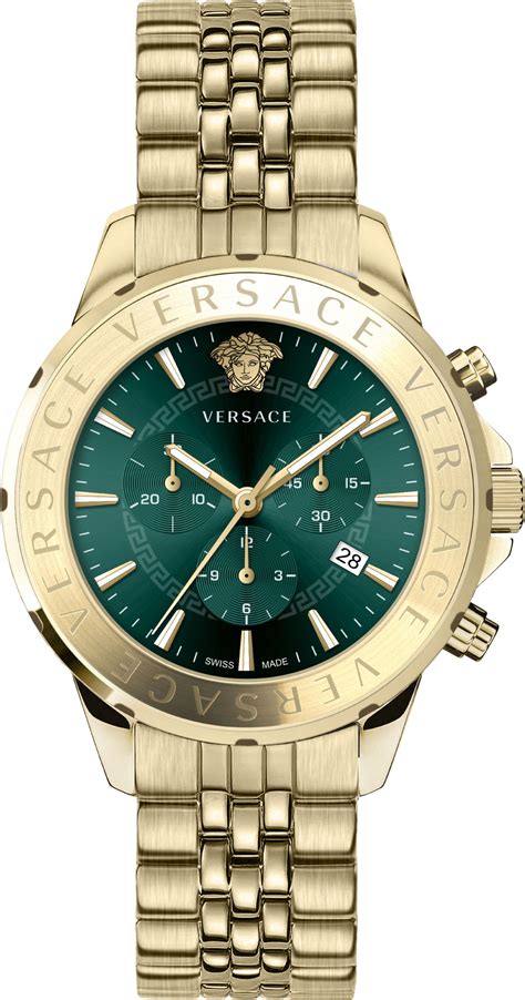 versace gold uhr|Versace chrono watches.